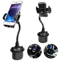 BTMAGIC Cell Phone Car Cradles & Mounts,Universal Adjustable Cup Holder for iPhone Xs/Max/X/XR/8/8 Plus,Samsung Note 9/ S10 / S9/ S9 / S8,GPS