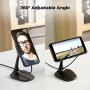 PITAKA New MagEZ Mount Qi Desktop Smartphone Charging Stand Magnetic Fast Wireless Charger Indoor Use Aramid Fiber Carbon Style 360° Rotatable Black (for PITAKA MagEZ Case only)