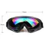 Viriber Snow Googles Windproof UV400 Motorcycle Snowmobile Ski Bicycle Riding Goggles Eyewear Sports Protective Safety Glasses