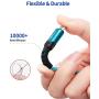 USB Type C Cable 3A Fast Charging, JSAUX(2-Pack 3.3ft+10ft) USB-A to USB-C Charge Braided Cord Compatible with Samsung Galaxy S10 S10E S9 S8 S20 Plus,Note 10 9 8,Z Flip, And Other USB C Charger(Green)