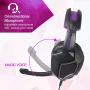 Sades SA920 3.5mm Wired Over Ear Stereo Bass Gaming Headphone Headset with Microphone for New Box one/ PS4/ PC/iOS/Computer/Smart Phones/Mobiles/Laptop/Mac /(Black Purple)