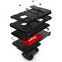 ZIZO Bolt Series for Samsung Galaxy A20 Case | Heavy-Duty Military-Grade Drop Protection w/Kickstand Included Belt Clip Holster Tempered Glass Lanyard Galaxy A50 - Black