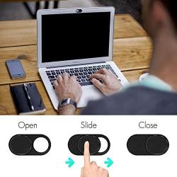 Elimoons Ultra-Thin Webcam Cover Slide Metal Laptop Camera Cover Sticker Blocker for Laptop Apple MacBook iMac iPad Cell Phone Tablet Echo Show Anti Spy Privacy