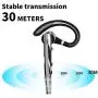 Bluetooth Headset HonShoop Bluetooth 5.0 in Ear Bluetooth Earpiece Wireless Headphones Promoting sound clear Earphones with Mic for Business/Workout/Driving (Grey)