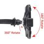 CamKix UTV Side by Side Roll Bar Phone Mount Compatible with Polaris RZR, General, Ranger and Most Other UTV Brands - Holds Smartphones, GoPro, Other Action Cams - Phone Holder Clip, GoPro Mount Incl