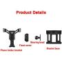 Fit for Mazda CX-5 Phone Holder Black Car Vent Mount Holder Cradle for iPhone,Samsung Galaxy,LG,All Smartphone 4" to 7" Fit for 2017 2018 2019 Mazda cx5