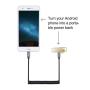 CableCreation Micro USB to Micro USB Cable, (0.56ft to 4ft) Coiled Micro USB OTG Cable with Gold Plated Connector Aluminium Shell Compatible for Smart Phones, Tablets, DJI Remote and More, Black