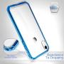 Mkeke Compatible with iPhone XR Case,Clear Anti-Scratch Shock Absorption Cover Case for iPhone XR… (Blue)