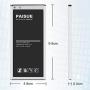Galaxy J7 Battery, PAISUE 3650mAh J7 Prime Battery Replacement for Samsung Galaxy J7 Prime J7 Perx J7 Sky Pro J710 J727 J727R4 J727T1 SM-J727T SM-J727 Phone (2017 Ver)
