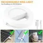 Selfie Ring Light, Portable Clip-on Fill Ring Light 3-Level Brightness Rechargeable Mini LED Camera Light for iPhone, Sumsung Galaxy, Smart Phones, Photography, Video