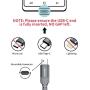 USB Type C Cable 3A Fast Charging, JSAUX(2-Pack 3.3ft+10ft) USB-A to USB-C Charge Braided Cord Compatible with Samsung Galaxy S10 S10E S9 S8 S20 Plus,Note 10 9 8,Z Flip, and Other USB C Charger(Grey)