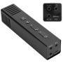 eboxer-1 Aluminum Full CNC Phone Mic Portable Voice Amplifier Mini Voice Changer for for Sound(Black)