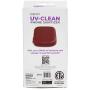HoMedics UV-Clean Phone Sanitizer | Faster Than Any UV Sanitizer On The Market | Kills Up to 99.9% of Bacteria & Viruses at The DNA Level | Mercury and Chemical Free (Red)