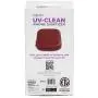 HoMedics UV-Clean Phone Sanitizer | Faster Than Any UV Sanitizer On The Market | Kills Up to 99.9% of Bacteria & Viruses at The DNA Level | Mercury and Chemical Free (Red)