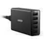 Anker 40W 5-Port USB Wall Charger, PowerPort 5 for iPhone XS / XS Max / XR / X / 8 / 7 / 6 / Plus, iPad Pro / Air 2 / mini, Galaxy S9 / S8 / Edge / Plus, Note 8 / 7, LG, Nexus, HTC and More, Black (AK-A2124111)