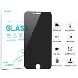Pehael Screen Protector for Apple iPhone SE 2020 2nd Generation, iPhone 8, iPhone 7 (4.7-inch) Anty- Spy Tempered Glass Film, Easy Install, Case Friendly (2 Packs)
