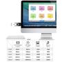 Netac USB Flash Drive 16GB 10Packs - USB 2.0 Thumb Drive Bulk, USB Memory Stick for Computer/Laptop/External Data Storage, USB Stick, Pen Drive, Jump Drive for Photo/Video, Metal Swivel Design - U505