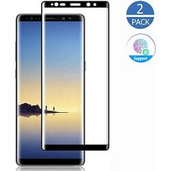 [2-Pack] Screen Protector for Samsung Galaxy Note 9 /Note 8 Case-Friendly Anti-Bubble HD Clear Tempered Glass Screen Protector