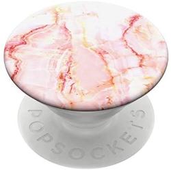 PopSockets: PopGrip with Swappable Top for Phones & Tablets - Rose Marble