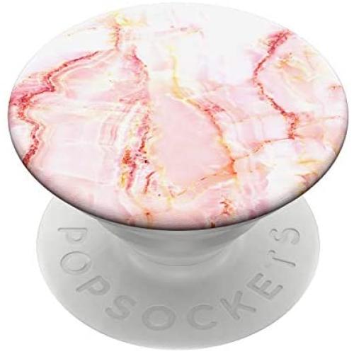 PopSockets: PopGrip with Swappable Top for Phones & Tablets - Rose Marble