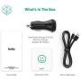 Quick Charge 3.0 Car Charger RAVPower 40W 3A Car Adapter with Dual Qc USB Ports Compatible with Galaxy S10+ S9+ S8+ Note 10+ Note 9+ Note 8, iPhone 11 Pro Max X XR XS Max and More (Black)