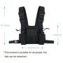 Lewong Universal Radio Chest Harness Bag Pocket Pack Holster  for Two Way Radio (Rescue Essentials)