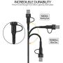 USB C to USB C 60W Cable 10ft ,QC & PD 2-in-1 SMALLElectric USB-A/C to USB-C Fast Charger Cord Compatible with 2020/2019/2018 MacBook Pro,New MacBook Air,New iPad Pro 2020/2019/2018 and Type-C Laptops
