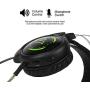 SUPSOO G-815 Gaming Headset,Headphone with 3.5mm Jack Stereo Sound Over-Ear Headphone with Microphone Volume Control for New Xbox one PS4 PC Laptop Mac Mobile