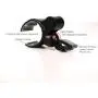 Koomus Air Vent Universal Smartphone Car Mount Holder Cradle for all iPhone and Android devices - Retail Packaging - Black Koomus Air Vent Universal Smartphone Car Mount Holder Cradle for all iPhone and Android devices - Retail Packaging - Black