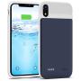 Lonlif Battery Case for iPhone XR, 5000mAh Portable Protective Charging Case, Extended Rechargeable Battery Pack Charger Case Compatible with iPhone XR (6.1 inch) (Blue)