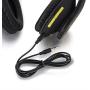 PowerLocus Bluetooth Over-Ear Headphones, Wireless Stereo Foldable Headphones Wireless and Wired Headsets with Built-in Mic, Micro SD/TF, FM for iPhone/Samsung/iPad/PC (Black/Yellow)