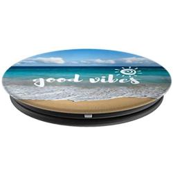 Good Vibes Ocean Themed PopSockets Grip and Stand for Phones and Tablets