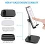 AONKEY Cell Phone Stand, Height Angle Adjustable Desk Phone Holder, Compatible with iPhone 11 Pro Max SE XS XR X 6 6S 7 8 Plus, All Mobile Phones & Other 4-11 inch Devices