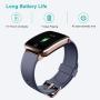 Willful Smart Watch for Men Women 2020 Version IP68 Waterproof, Fitness Tracker Heart Rate Monitor Sport Digital Watch, Smartwatch for Android Phones and iOS Phones Compatible iPhone Samsung (Blue)