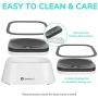 LumoLeaf Dog Water Bowl, Dog Bowl No-Spill Pet Water Bowl, Slow Water Feeder Dog Bowl, Vehicle Carried Dog Water Bowl for Dogs/Cats/Pets LumoLeaf Dog Water Bowl, Dog Bowl No-Spill Pet Water Bowl, Slow Water Feeder Dog Bowl, Vehicle Carried Dog Water Bowl for Dogs/Cats/Pets