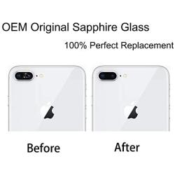 Vimour OEM Original Back Rear Camera Glass Lens Replacement with Adhesive and Repair Toolkit for iPhone 7 Plus and iPhone 8 Plus 5.5 inches