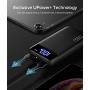 INIU Portable Charger, LED Display 20000mAh Dual 3A High-speed Ports with USB C Input Flashlight Power Bank, External Phone Battery Pack for iPhone XS X 8 7 Plus Samsung S10 Google LG iPad Airpod etc.