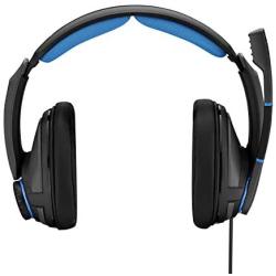EPOS Sennheiser GSP 300 Gaming Headset with Noise-Cancelling Mic, Flip-to-Mute, Comfortable Memory Foam Ear Pads, Headphones for PC, Mac, Xbox One, PS4, Nintendo Switch, and Smartphone compatible.