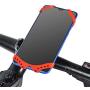 Enrilior GUB P8 Bicycle Silicone Mobile Phone Holder Cellphone Bracket Support for Motorcycle(Red)