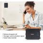 HiBoost Cell Signal Booster for Home Boost 4G LTE Data for Verizon AT&T and T-Mobile Band 12(17)/13/5 Cellular Repeater kit with High Gain Antennas and App Control