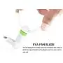 Wuedozue Mini Air Phone Fan Portable Dock Cool Cooler Cell Phone Fan [180 Rotating] Compatible with iPhone 11/11 Pro/11 Pro Max/Xs/Xr/X / 8/8 Plus / 7/7 Plus / 6 / 6s / iPad and More (white)