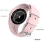 ZEERKEER Fitness Tracker Wristband, Heart Rate/Blood Pressure/Blood Oxygen Monitoring, Color Screen Display Waterproof IP67 Smart Watch (Pink)