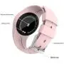 ZEERKEER Fitness Tracker Wristband, Heart Rate/Blood Pressure/Blood Oxygen Monitoring, Color Screen Display Waterproof IP67 Smart Watch (Pink)