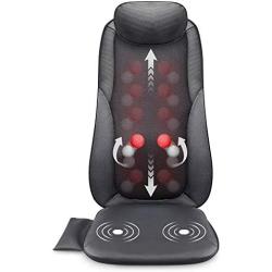 Snailax Shiatsu Massage Seat Cushion - 2D/3D 2-in-1 Modes Back Massager with Heat, Rolling Kneading Massage Chair Pad for Back Pain Relief, Gifts for Women/Men/Dad/Mom