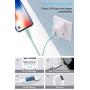 3Pack 1ft Charger Cable CABEPOW for Long 1 Foot iPhone Charger Cord/Data Sync Fast iPhone USB Charging Cable Cord Compatible for iPhone X Case/8/8 Plus/7/7 Plus/6/6s Plus/5s/5,iPad Mini Case(Blue)