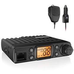 Radioddity CB-27 CB Radio Mobile 40-Channel, AM Instant Emergency Channel 9/19, RF Gain with Removable Microphone