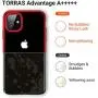 TORRAS Crystal Clear iPhone 11 Case, [10X Anti-Yellowing] Thin Slim [Anti-Scratch] Shockproof Soft TPU Rubber Cover Case for iPhone 11 6.1 inch, Glossy Red