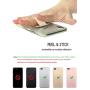 [2pc] Finger Strap Phone Holder - Ultra Thin Anti-Slip Universal Cell Phone Grips Band Holder for Back of Phone (Gold)
