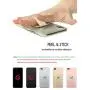 [2pc] Finger Strap Phone Holder - Ultra Thin Anti-Slip Universal Cell Phone Grips Band Holder for Back of Phone (Gold)