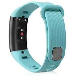 kwmobile Silicone Watch Strap Compatible with Huawei Honor Band 3 - Fitness Tracker Band with Clasp - Mint